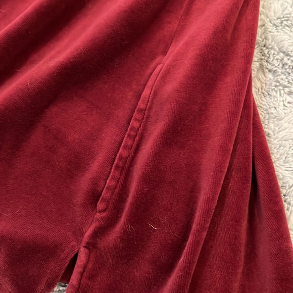 💜 Denim & Company Maroon Tunic with pockets - Picture 4 of 7